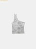  Áo Ba Lỗ 1 Bên Vai Bad Blood Ryan Patch One Shoulder Tank - Washed White w-tnk25-022 