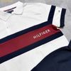 Áo Polo Tommy Hilfiger Men Colourblocked Polo Collar Applique T-shirt Trắng 