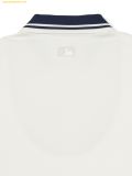  Áo Polo Tay Dài MLB Varsity Long Sleeve Sports Collar T-Shirt NY (Cream) 3ATSV0944-50CRS 
