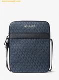  Túi Đeo Chéo Nam Michael Kors Cooper Signature Logo Flight Bag 37F2LCOL6J Navy 
