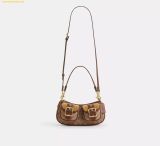 Túi Đeo Vai Coach Ashton Bag With Signature Canvas Vintage Brown CCZ24 