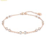  Lắc Tay Swarovski Remix Collection strand Round cut, White, 18K rose gold finish 5664055 