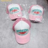  Mũ Lưỡi Trai MLB Varsity Lettering Mesh Cap LA Pink 3AMCV0143-07PKM 