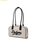  Túi Đeo Vai MLB Varsity Culsive Denim Shoulder Bag LA Dodgers Cream 3ABQL054N-07CRD Trắng Kem 