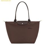  Túi Xách Longchamp Le Pliage Green L Tote bag Mocha 