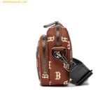  Túi Đeo Chéo MLB Monogram Mini Crossbody Boston Red Sox D.Brown 3ACRS012N-43BRD 