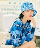  Áo Khoác Cardigan MLB Women's Color Party Monogram Crop Cardigan PHI (D.Blue) 3FKCM0131-10BLD 
