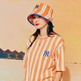  Mũ Bucket MLB Bucket Jacquard New York Yankees 3AHT28223-50ORL Màu Cam 