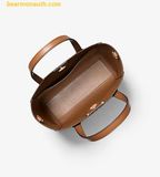  Túi Tote Michael Kors Vincent Small Signature Logo Convertible Tote Bag with 35F4G2VT1B Nâu Logo 