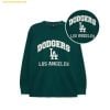  Áo Tay Dài MLB Varsity Graphic Long Sleeve T-Shirt LA (D.Green) 3ATSV0134-07GND Xanh Lá 