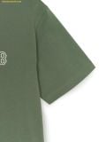  Áo Phông MLB Basic Street Cursive Oversized Short Sleeve T-shirt - Ptn.Khaki 