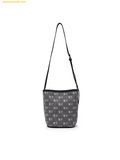  Túi Đeo Chéo MLB Classic Monogram Vintage Denim Bucket Bag New York Yankees 3ABMMV65N-50CGS (Size 24) Màu Đen 