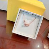  Dây Chuyền, Vòng Cổ Swarovski Constella pendant Crystal pearl, Round cut, White, Rose gold-tone plated 