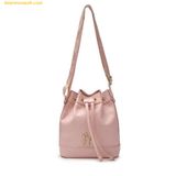  Túi Đeo Chéo MLB Drawstring Mini Bucket Bag Monogram Series New York Yankees 7ACRMD65N-50PKM Hồng 