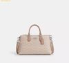  Túi Xách Coach Georgia Satchel bag in signature canvas CW422 Taupe 