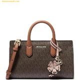  Túi Đeo Chéo Michael Kors Scarlett Extra Small East West Top Zip Crossbody Bag - Brown Acorn 