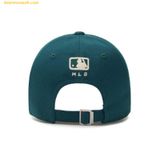  Mũ Lưỡi Trai MLB Premium Basic Small Logo Structure Ball Cap CLE (D.Green) 3ACPB094N-45GND Xanh 