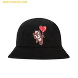  Mũ Bucket MLB Unisex Mega Bear Dome Hat New York Yankees 32CPHF111-50L Đen 