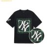 Áo Phông MLB Paisley Big Logo One-Point Short-Sleeve T-Shirt NY (Black) 3ATSI0133-50BKS