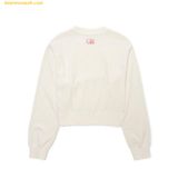  Áo Sweat Crop MLB Women's Basic Velvet Crop Man-to-Man NY (Ivory) 3FMTB0924-50IVS 
