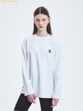 Áo Tay Dài MLB New York Yankees Basic Loose Fit Long Sleeve T-Shirt 