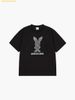 Áo Phông ADLV Stripe Rabbit Short Sleeve T-Shirt Đen