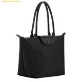  Túi Tote Longchamp Le Pliage One M Black - Canvas 