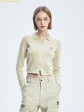  Áo Cardigan MLB Women's Basic Vintage Washed Cardigan New York Yankees 3FKCB0351-50SAM - Trắng Kem 