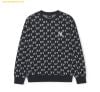 Áo Sweater MLB Dia Monogram Allover Jacquard Comfortable Fit New York Yankees 3AMTM0134-50BKS - Đen