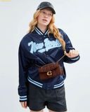  Túi Đeo Vai Coach Tabby 20 Quilted Chain Shoulder Bag CP149 Nâu Chocolate 
