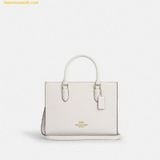  Túi Tote Vông COACH Maggie Small Tote Bag Chalk CY668 