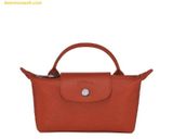  Túi Longchamp Le Pliage City Small Top Handle Pouch Terracotta Size Mini (Da) 