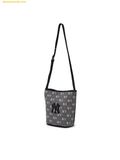  Túi Đeo Chéo MLB Classic Monogram Vintage Denim Bucket Bag New York Yankees 3ABMMV65N-50CGS (Size 24) Màu Đen 