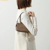  Túi Đeo Vai Coach Nolita 19 Shoulder Bag In Signature Canvas Tan Black CW426 