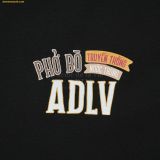  Áo Phông ADLV Pho Story X Adlv Road Sign Bear Short Sleeve T-Shirt Đen 