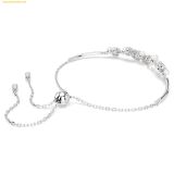  Vòng Tay, Lắc Tay Swarovski Constella bangle Crystal pearl, Round cuts, Silver 5705618 