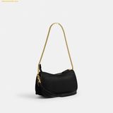  Túi Đeo Vai Coach Twin Turnlock Waverly Bag Black CDZ20 