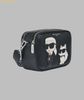  Túi Đeo Chéo Karl Lagerfeld Paris Maybelle Camera Patch Applique Crossbody Bag LH4ES9BJ Black 
