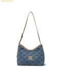  Túi Đeo Vai MLB Classic Monogram Denim Embossed Bucket Bag New York Yankees - 3ABMMD16N-50BLL L.Blue 