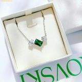  Dây Chuyền Swarovski Mesmera pendant Mixed cuts, Green, Rhodium plated 5668278 