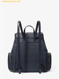  Balo Michael Kors Jet Set Large Signature Logo Backpack Admiral Navy 35T1STTB3B 