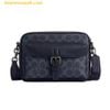 Túi Đeo Chéo Coach Warner Crossbody Bag In Signature Canvas CW217 Màu Xanh Navy