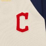  Áo Khoác Len cardigan MLB Women's Varsity Cardigan CLE (Navy) 3FKCV0134-45NYS 