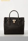  Túi Xách Michael Kors Hamilton Moderne Large Leather Satchel 30F5GNXS3L Brown 