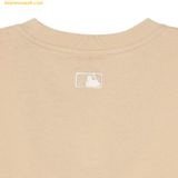  Áo Crop MLB Basic Small Logo Crop Short Sleeve T-shirt CLE (L.Beige) 3FTSB0443-45BGL 