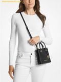  Túi Đeo Chéo Michael Kors Mercer Extra-Small Pebbled Leather Crossbody Bag 35S1GM9T0L Đen 