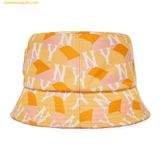  Mũ Bucket MLB Cube Monogram Bucket Hat NY (L.Orange) 3AHTM033N-50ORL 