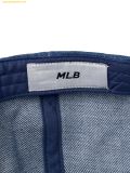  Mũ Lưỡi Trai MLB Damaged Washed Denim Unstructured Ball Cap LA (Indigo) 3ACPVD34N-07INS 