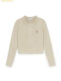  Áo Cardigan MLB Women's Basic Vintage Washed Cardigan New York Yankees 3FKCB0351-50SAM - Trắng Kem 