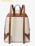  Balo Michael Kors Jaycee Large Logo Backpack 35S2G8TB7B Trắng Vanilla Logo 